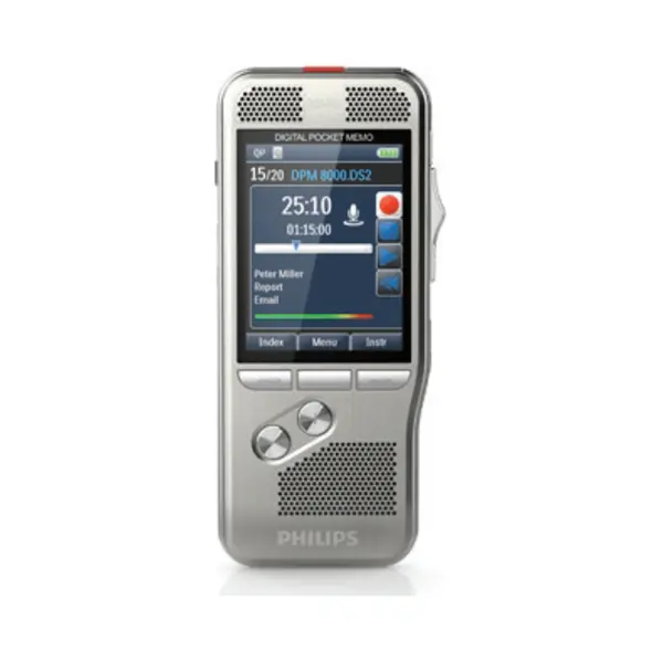 Philips Dpm 8300 dictaphone Intern geheugen Zilver thumbnail