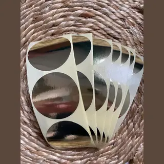Sluitsticker Xxl – Groot Glans Gouden Cirkel / Rondje | Trouwkaart - Geboortekaart - Envelop | Goud - Goudfolie | Envelop Stickers | Cadeau - Gift -