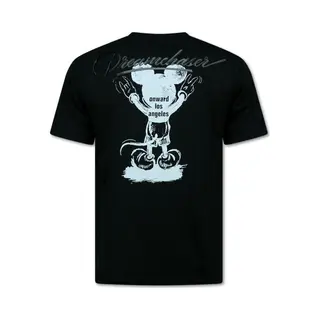True Rise Oversized T Shirt Heren - T Shirt Heren Met Print - DreamChaser - 687 - Zwart