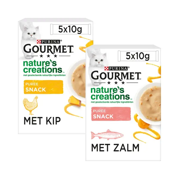 Gourmet Nature's Creations Exquisites Püree - Huhn/Kürbis - 10x10g thumbnail