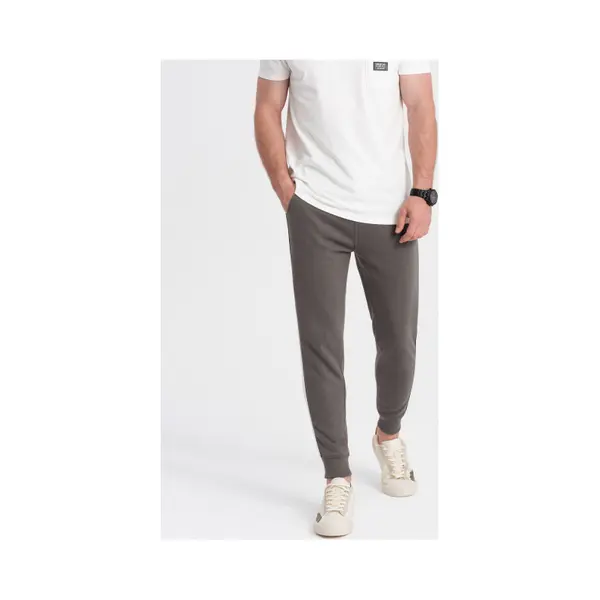 Ombre - Joggingbroek Heren - Donkergrijs - Zachte Stof - Sportief thumbnail