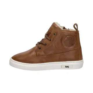 Keq Veterschoenen Hoog Veterschoenen Hoog - Cognac - Maat 26