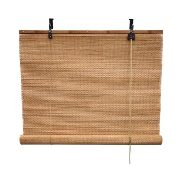 Bamboebaas BambusChef® Bambusrollo Luca 150 X 220 Cm Braun - Sichtschutz Rollo Für Fenster Und Türen, Raffrollo Bambus Inkl Montagematerial, Nachhaltiges thumbnail