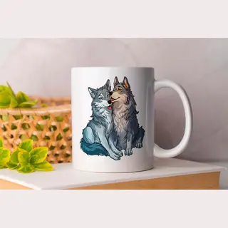 Stamina Mok Wolf Valentine - Gift - Cadeau - CouplesGoals - TogetherForever - HappilyEverAfter - LoveWins - SamenGelukkig - EeuwigeLiefde - LiefdeVoorAltijd -