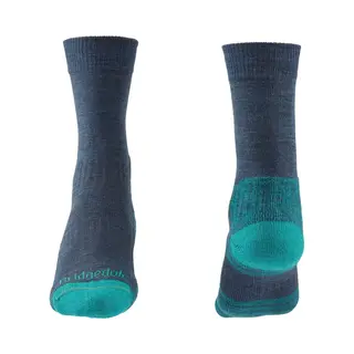 Bridgedale Hike Lightweight Merino Performance Boot Original-Women's- Medium-Denim