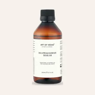 Art of Vedas Balaswagandhadi Thailam 200ml | Verjonging Van Kruidenolie Voor Sterkte, Vitaliteit En Vata -balans