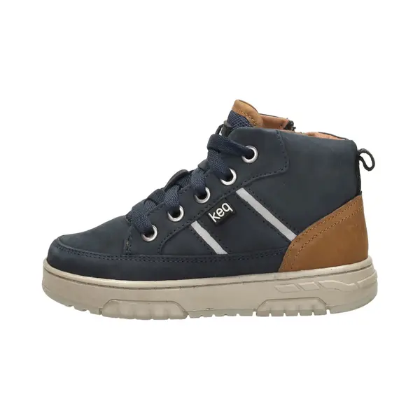 Keq Veterschoenen Hoog Veterschoenen Hoog - Blauw - Maat 25 thumbnail