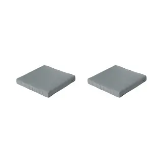 Madison - Lounge Zitkussen Basic Grey - Ca. 60x60 Cm - Set Van 2