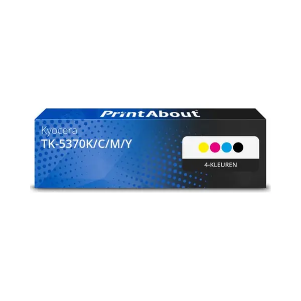 PrintAbout Huismerk Toner Tk-5370K/C/M/Y 4-kleuren Multipack Geschikt Voor Kyocera thumbnail