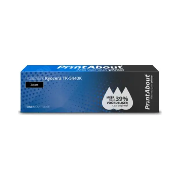 PrintAbout Huismerk Kyocera Tk-5440K Toner Zwart Hoge capaciteit thumbnail