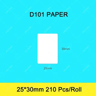 Niimbot - Labels/Etiketten D101 - Wit - 25*30mm - 210 Vellen - 1 Rol