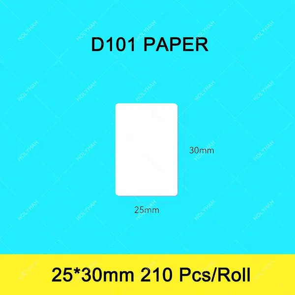 Niimbot - Labels/Etiketten D101 - Wit - 25*30mm - 210 Vellen - 1 Rol thumbnail