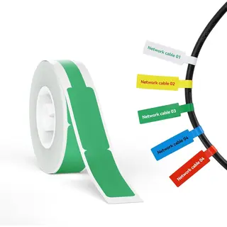 Niimbot - Labels/Etiketten B18/N1 - 12, 5x109 Kabel - 60 Vellen - Groen - Thermal Transfer