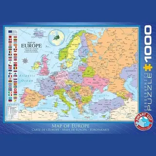 Eurographics s.r.o Karte Von Europa 1000 Teile