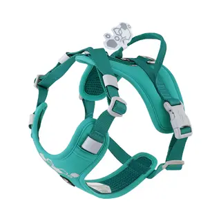 Hurtta Weekend Warrior Eco Harness 2 - Peacock - 45-60 Cm