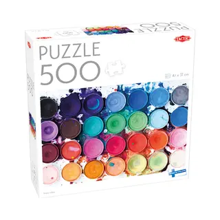 Tactic Lovers Water colors Legpuzzel 500 stuk(s) Kunst