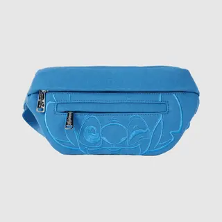 Loungefly Stitch Ohana Canvas Convertible heuptasje Blauw