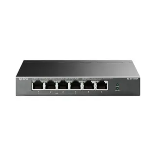 Tp-Link Tl-SF1006P network switch Unmanaged Fast Ethernet (10/100) Power over Ethernet (PoE) Black