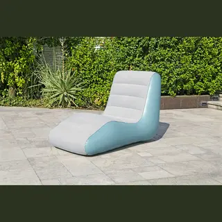 Bestway 75127 Aufblasbarer Sessel Einzelstuhl Blau, Weiß