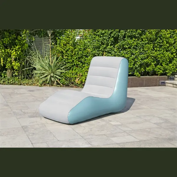 Bestway 75127 Aufblasbarer Sessel Einzelstuhl Blau, Weiß thumbnail