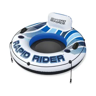 Aufblasbarer Ring Mit Rückenlehne Rapid Rider 135 Cm Bestway 43116