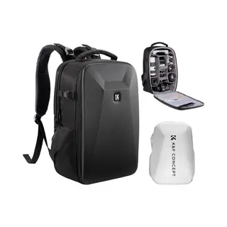 K&F Concept Hardshell Camera Rugzak 22L - Zwart