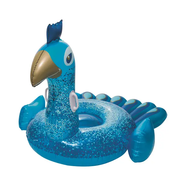 Bestway 41101 Aufblasbares Spielzeug für Pool & Strand Blau Vinyl Aufsitz-Schwimmer thumbnail