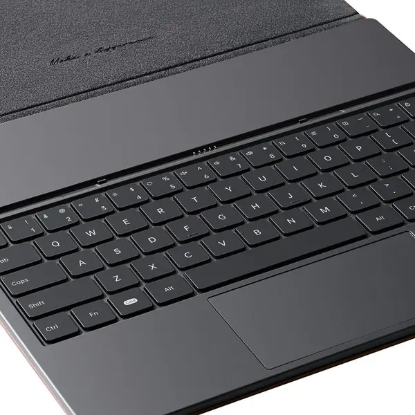Boox Note Max/Tab X C - Magnetische Keyboard Hoes Met Trackpad - Oranje/Bruin thumbnail