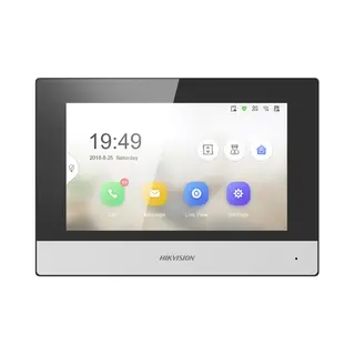 Hikvision Ds-KH6320-WTE1 Video-Türsprechanlage 17,8 cm (7 ") Schwarz, Silber