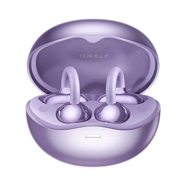 Remax Cozy Buds W29 - Bluetooth Oortjes - Oorclip - Paars thumbnail