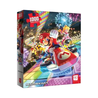 Usaopoly Super Mario Kart Puzzel - Rainbow Road - 1000 Stukjes
