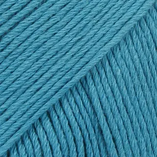 Drops Safran Uni Colour - 51 Petroleum - Katoen Garen