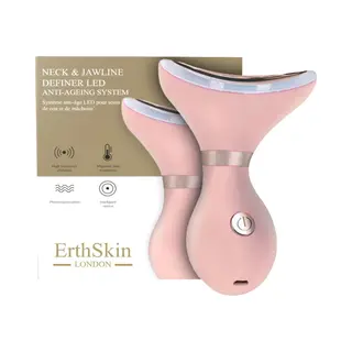 ErthSkin London Led Anti-Aging Hals- & Kaaksculptor – Roze