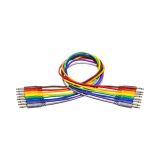 Hosa Cmm-830, Unsymmetrisches Patchkabel Für Den Einsatz Mit Modularen Synthesizern Und Soundmodulen, 3, 5 Mm Ts Auf 3, 5 Mm Ts, 2, 5 Cm Länge