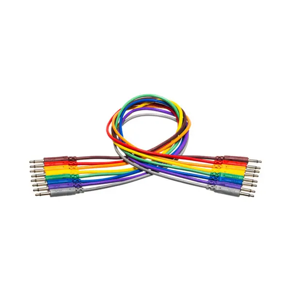 Hosa Cmm-830, Unsymmetrisches Patchkabel Für Den Einsatz Mit Modularen Synthesizern Und Soundmodulen, 3, 5 Mm Ts Auf 3, 5 Mm Ts, 2, 5 Cm Länge thumbnail