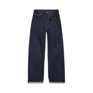 Loose Women's Jeans Nudie Jeans Clean Eileen Dry Twilight Selvage