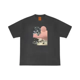 T-shirt Nudie Jeans Koffe Sunburns