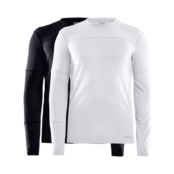 Craft - Core 2-pack Baselayer - Thermoshirt - Zwart/Wit - Heren - S thumbnail