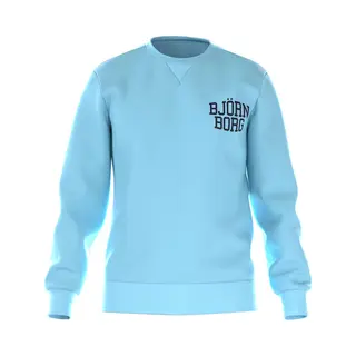 Björn Borg - Heren - Borg Essential Crew Sweatshirt - Blauw/Wit - Maat M