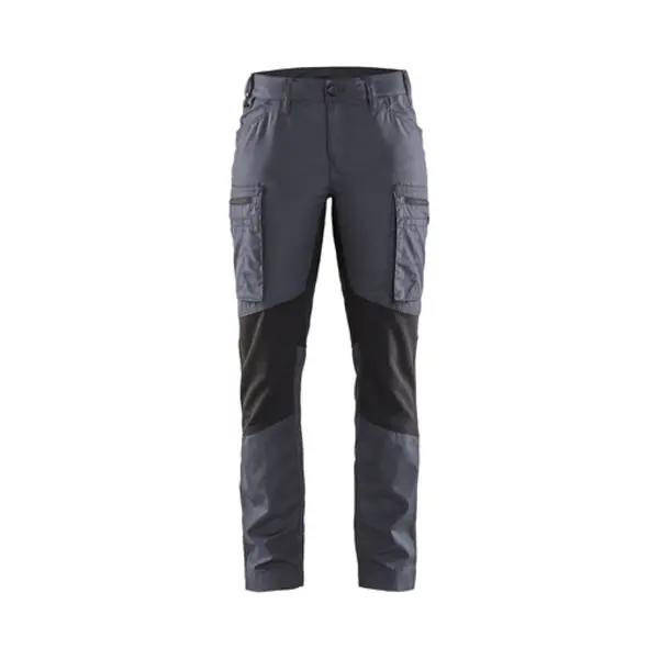 Blakläder 71591845 Broek Zwart, Grijs thumbnail
