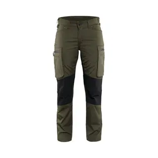 Blaklader Service Werkbroek Dames Stretch 7159 - Groen/zwart
