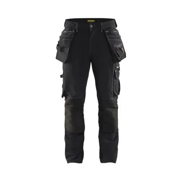 Blaklader Arbeitshose X1900 Artisan Stretch 4d 1998 - Schwarz 3xl - Fr(56) - Se(c62) - Kurz thumbnail