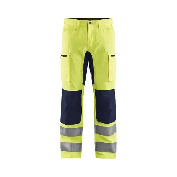 Blaklader Werkbroek Hoge Zichtbaarheid Stretch - Blauw/geel - Blåkläder thumbnail