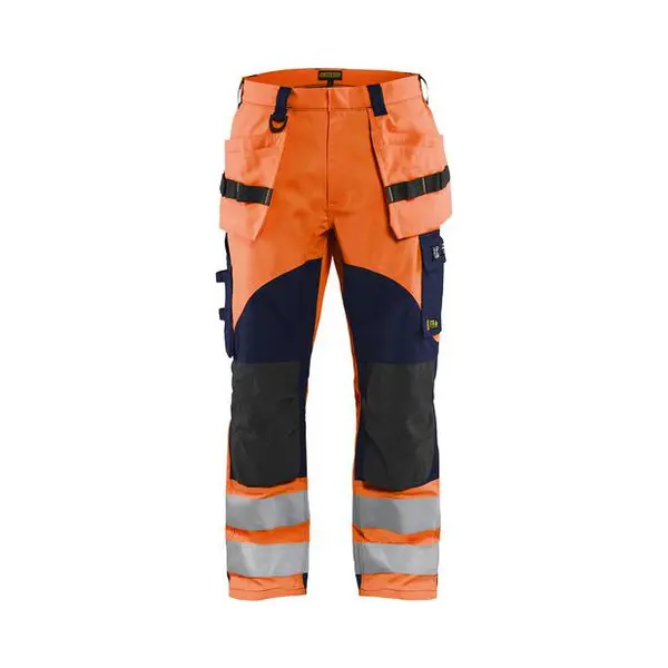Blaklader Multinorm Werkbroek Inherent Marineblauw/Oranje - Blåkläder thumbnail
