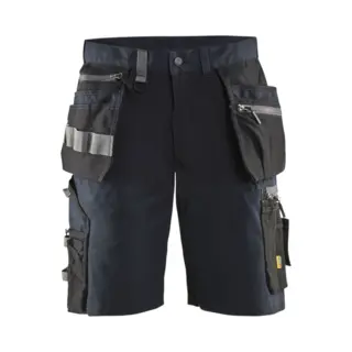 Blåkläder Blaklader Short Met Stretch En Spijkerzakken 1598-1343 - Donker Marineblauw/Zwart - C48