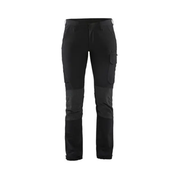Blaklader Arbeits-hosen Wartung Stretch 4d Damen 7122 - Schwarz/dunkelgrau L - Fr(44) - Se(c42) - Kurz thumbnail