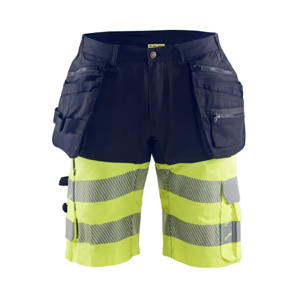 Blåkläder Blaklader High Vis Short 1596-1811 - Marine/High Vis Geel - C44 thumbnail