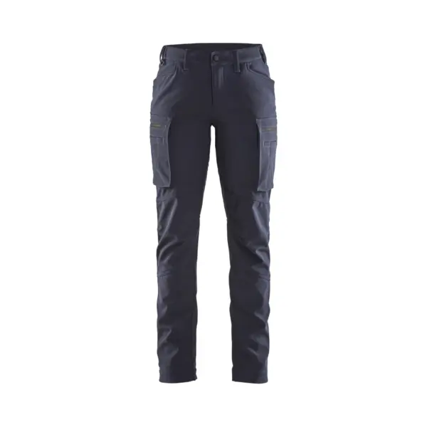 Blåkläder Blaklader 7177-2513 Dames Softshell Service Winterwerkbroek - Donker Marineblauw - C34 thumbnail