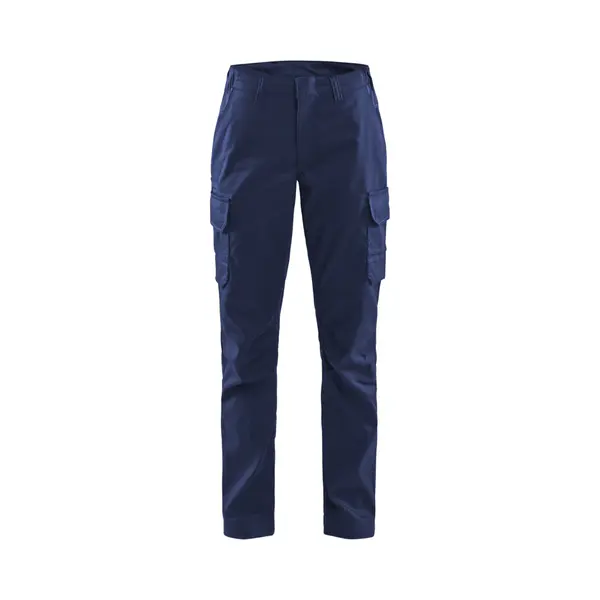 Blåkläder Blaklader Dames Industrie Werkbroek Stretch 7144-1832 - Marineblauw/Korenblauw - C40 thumbnail