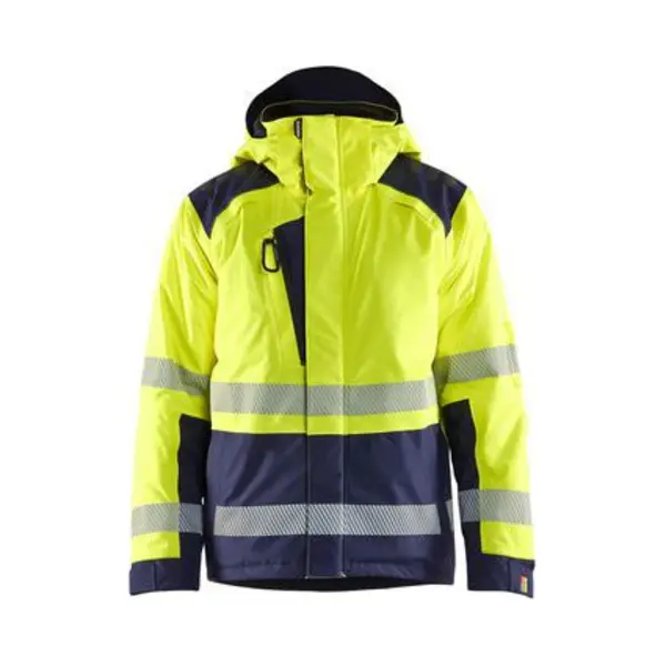 Blaklader Winter-arbeitsjacke Hochsichtbarkeit 4455 - Gelb/navy Xxxl thumbnail